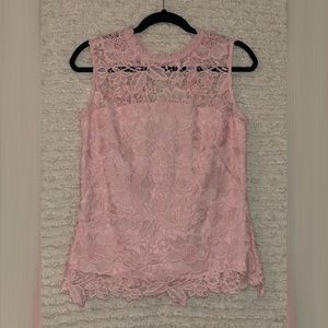 Pink Lace Blouse